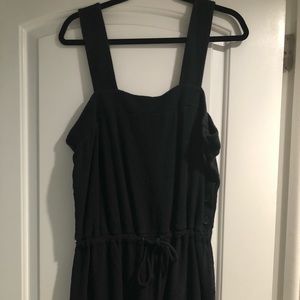 Madewell black casual romper, size XL
